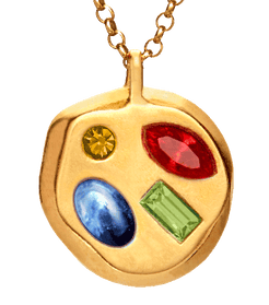 Close-up view of Birthdate Pendant for Jul 8