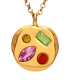 Close-up view of Birthdate Pendant for Oct 20