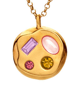 Close-up view of Birthdate Pendant for Feb 6