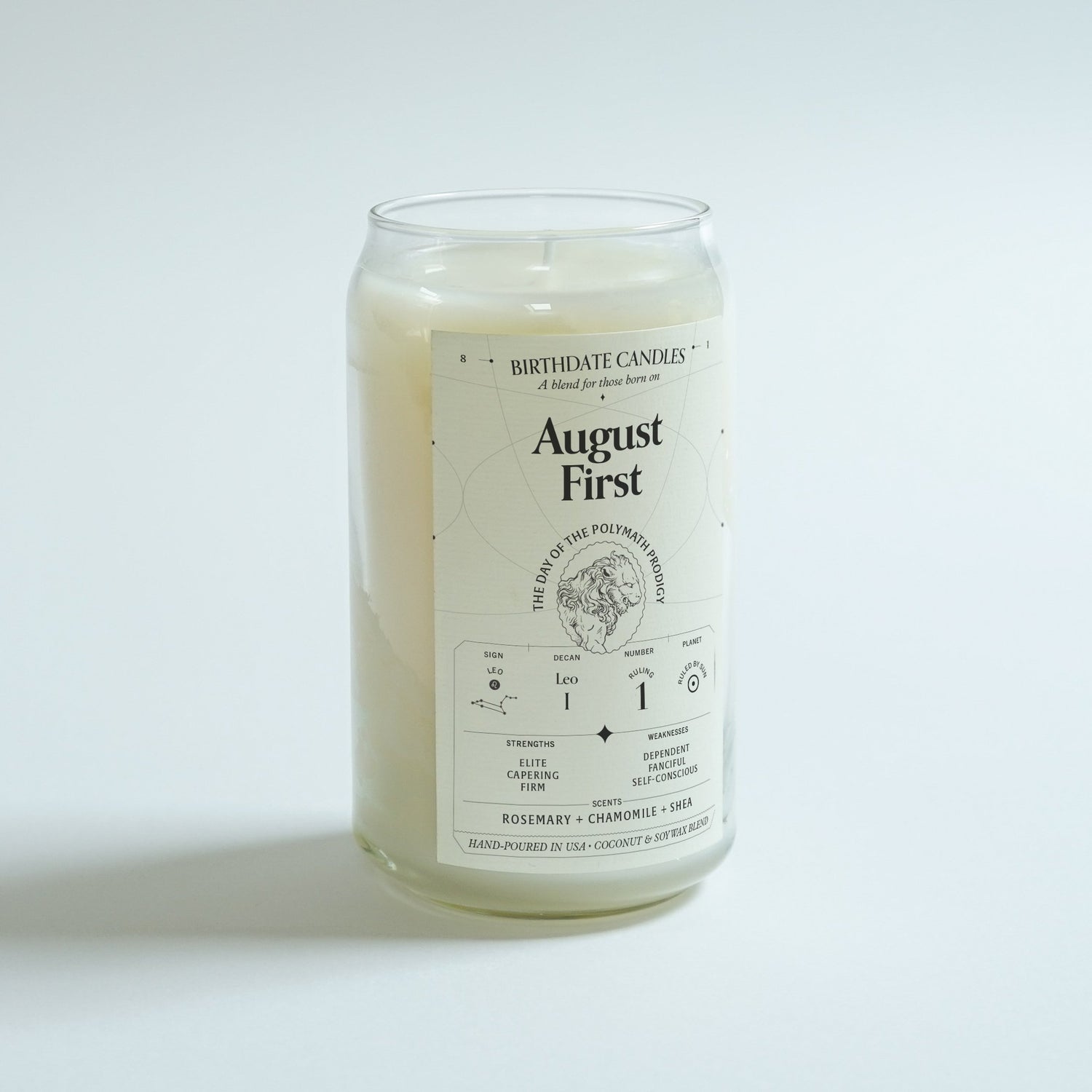 The August First Birthday Candle
