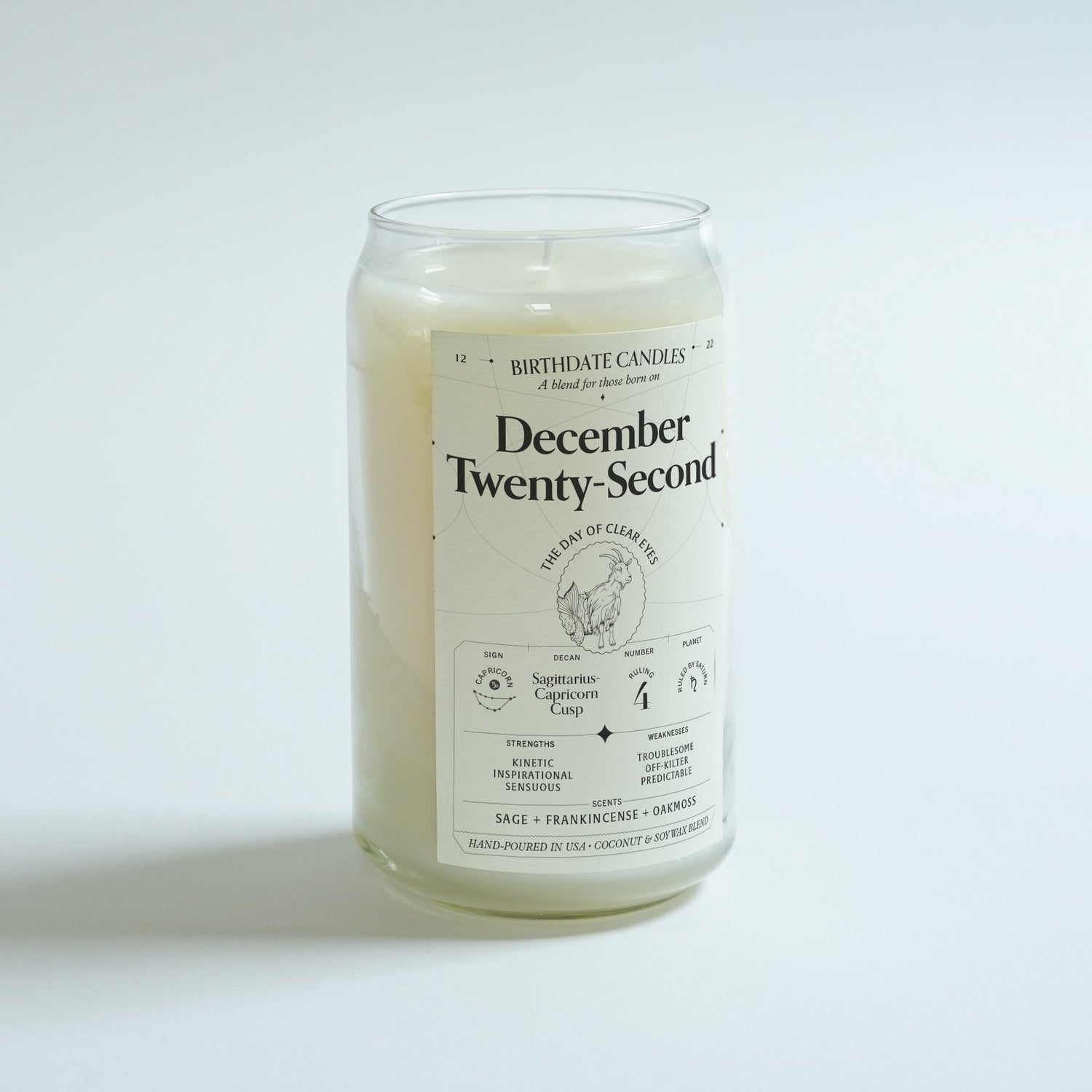 The December Twenty-Second Birthday Candle